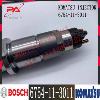 6754-11-3011 Komatsu Excavator QSB6.7 Injector Fuel Engine Diesel 5263262 0445120231 6754-11-3011