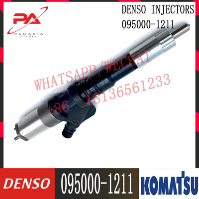 قطعات حفاری موتور SA6D125E Komatsu تزریق کننده سوخت نوزل Assy 6156-11-3300 095000-1211 برای PC400