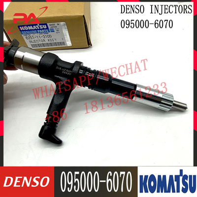 095000-6070 دیزل Common Rail Injector برای KOMATSU PC350-7 PC400-7 6251-11-3100